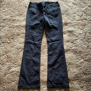 American Eagle Outfitters Black Super Stretch Kick Boot Pants